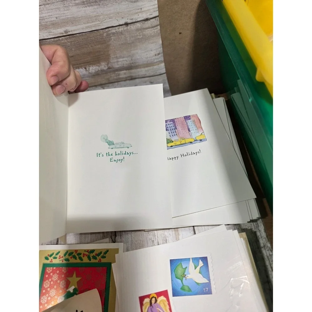 Hallmark Holiday Greeting Card Lot 152 Count Christmas Thanksgiving Envelopes